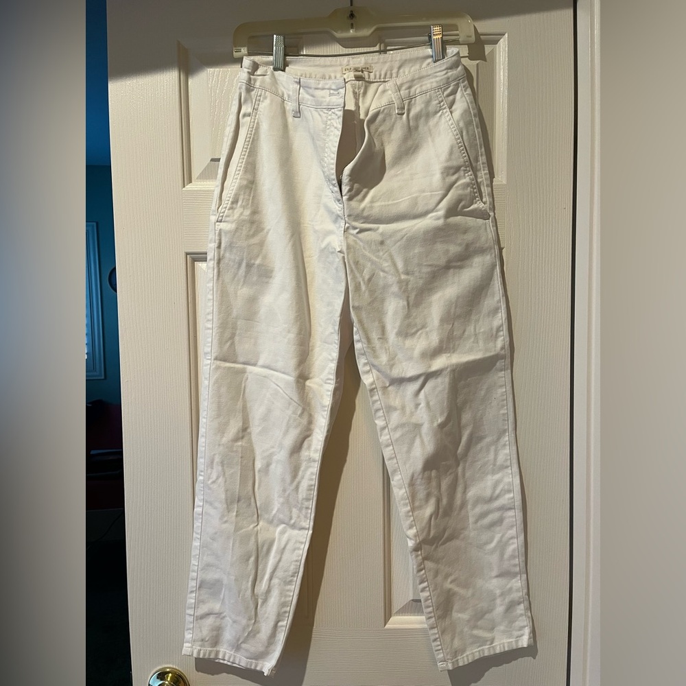 Eileen Fisher White Casual Jeans